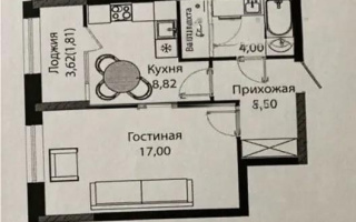 Продажа 1-комнатной квартиры, 37.13 м², ул. Бухар жырау, дом  12/2 - Продажа  однокомнатных квартир в Астане с фото