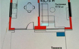 Продажа 1-комнатной квартиры, 45.75 м², Кульджинский тракт, дом  уч. 62/5 - Продажа квартир в Алматы