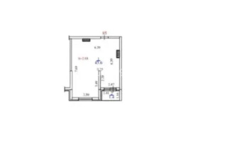 Продажа 1-комнатной квартиры, 46.3 м², пр. Рыскулова, дом  103/7 стр - Продажа  однокомнатных квартир в новостройках Алматы без посредников