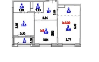 Продажа 3-комнатной квартиры, 71.1 м²