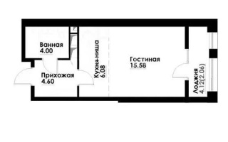 Продажа 1-комнатной квартиры, 32.3 м², ул. Навои, дом  30а/1 - Продажа  однокомнатных квартир в новостройках Алматы без посредников