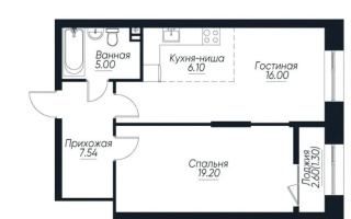 Продажа 2-комнатной квартиры, 55 м², пр. Сейфуллина, дом  467г - Продажа  двухкомнатных квартир в новостройках Алматы с фото