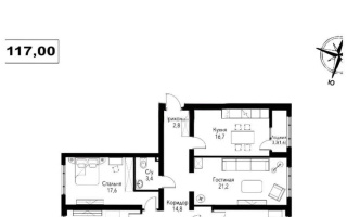 Продажа 4-комнатной квартиры, 117 м², ул. Рыскулова, дом  2б/1 - Продажа  четырехкомнатных квартир в Алматы без посредников