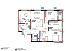 Продажа 4-комнатной квартиры, 122 м² - Продажа офисных и торговых помещений в Уральске