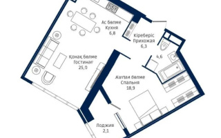 Продажа 2-комнатной квартиры, 64 м², пр. Аль-Фараби, дом  9 - Продажа  двухкомнатных квартир в Алматы без посредников