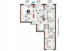 Продажа 3-комнатной квартиры, 115.5 м² - Продажа квартир в р-не Нура Астаны - страница 3