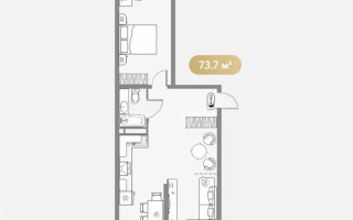 Продажа 3-комнатной квартиры, 73.7 м² - Продажа квартир в Наурызбайском р-не Алматы