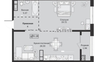 Продажа 2-комнатной квартиры, 56 м², ул. Халиуллина, дом  140/9 - Продажа квартир в Алматы