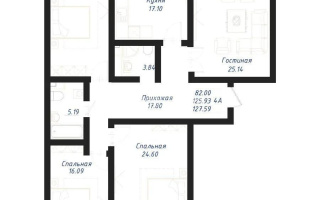 Продажа 4-комнатной квартиры, 126 м², ул. Байтурсынова, дом  16 стр - Продажа квартир в Астане