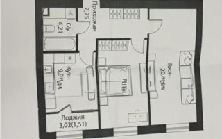 Продажа 2-комнатной квартиры, 59.6 м², ул. Жошы хана, дом  12/3 - Продажа  двухкомнатных квартир в Астане с фото
