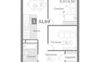 Продажа 2-комнатной квартиры, 50.7 м², пр. Райымбека, дом  349/1 - Продажа  двухкомнатных квартир в новостройках Алматы без посредников