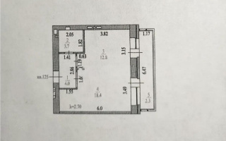 Продажа 1-комнатной квартиры, 41.2 м², ул. Иманбаевой, дом  3 - Продажа квартир в Астане