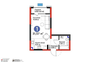 Продажа 1-комнатной квартиры, 32 м² - Продажа квартир в Наурызбайском р-не Алматы
