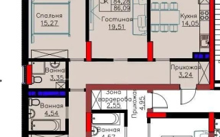Продажа 3-комнатной квартиры, 86.1 м² - Продажа трехкомнатных квартир от собственников в Астане