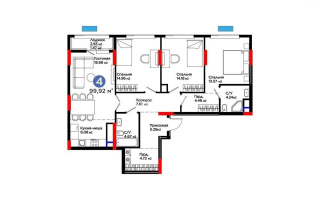 Продажа 4-комнатной квартиры, 99.92 м² - Недвижимость в Казахстане - страница 9