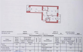 Продажа 2-комнатной квартиры, 65.8 м² - Продажа квартир в р-не Алматы Астаны