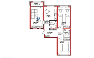 Продажа 3-комнатной квартиры, 85.1 м², ул. Толе би, дом  24 - Продажа  трехкомнатных квартир в новостройках Астаны с фото