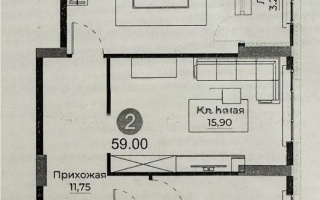 Продажа 2-комнатной квартиры, 59 м², ул. Е-429, дом  26 - Продажа  двухкомнатных квартир в Астане без посредников с фото