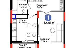 Продажа 1-комнатной квартиры, 43 м² - Продажа квартир от собственников в Астане - страница 2