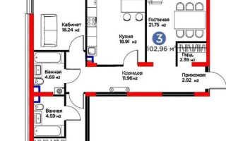 Продажа 3-комнатной квартиры, 102.86 м², ул. Ботакоз, дом  2/1 - Продажа квартир в Алматы без посредников