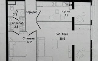 Продажа 2-комнатной квартиры, 82.7 м², ул. Нурмагамбетова, дом  71 - Продажа  двухкомнатных квартир в новостройках Алматы с фото
