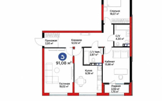 Продажа 3-комнатной квартиры, 91.1 м² - Продажа квартир в новостройках Алматы без посредников - страница 13