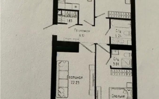 Продажа 3-комнатной квартиры, 90.6 м², ул. Нажимеденова, дом  30/1 - Продажа  трехкомнатных квартир в Астане с фото