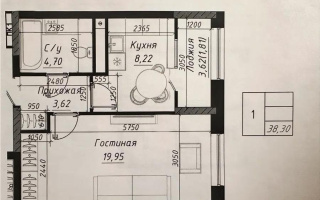 Продажа 1-комнатной квартиры, 38.3 м² - Продажа однокомнатных квартир в Астане