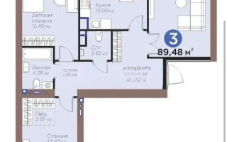 Продажа 3-комнатной квартиры, 90 м², ул. Е-915, дом  12 - Продажа  трехкомнатных квартир в Астане