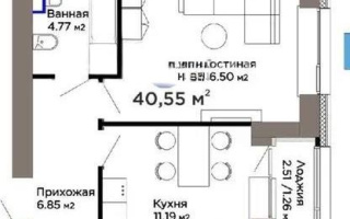 Продажа 1-комнатной квартиры, 40.55 м² - Продажа квартир в Астане