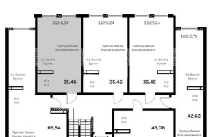 Продажа 1-комнатной квартиры, 35.5 м², мкр. Шугыла, дом  340/37 - Продажа квартир в Алматы без посредников