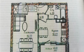Продажа 1-комнатной квартиры, 36.92 м², пр. Улы Дала, дом  28 стр - Продажа  однокомнатных квартир в новостройках Астаны без посредников