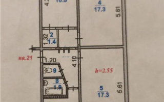 Продажа 3-комнатной квартиры, 62.5 м² - Продажа квартир в Бостандыкском р-не Алматы