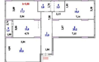 Продажа 4-комнатной квартиры, 114.3 м² - Продажа четырехкомнатных квартир от собственников в Астане