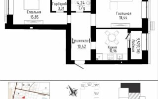 Продажа 2-комнатной квартиры, 66 м² - Продажа квартир в кирпичном доме в Казахстане - страница 3