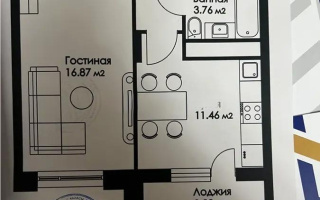 Продажа 1-комнатной квартиры, 45.11 м², ул. Нажимеденова, дом  29 стр - Продажа  однокомнатных квартир в новостройках Астаны без посредников