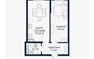 Продажа 2-комнатной квартиры, 51.26 м² - Продажа квартир в Талгарском р-не Алматы