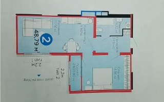 Продажа 2-комнатной квартиры, 48.8 м², пр. Улы Дала, дом  14 - Продажа квартир в Казахстане