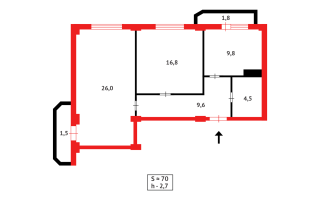 Продажа 2-комнатной квартиры, 70 м² - Продажа квартир в монолитно-каркасном доме в Казахстане - страница 39