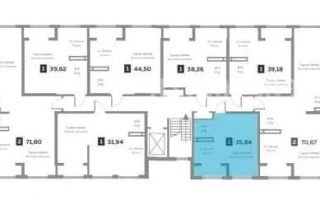 Продажа 2-комнатной квартиры, 35.84 м², ул. Бурундайская, дом  91а - Продажа квартир в новостройках Алматы