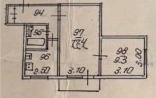 Продажа 2-комнатной квартиры, 44.8 м², ул. Панфилова, дом  28 - Продажа  двухкомнатных квартир в Алматы с фото