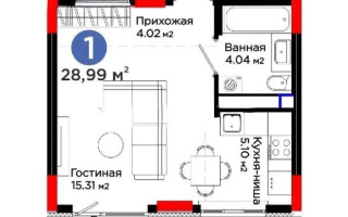 Продажа 1-комнатной квартиры, 30 м² - Недвижимость в Астане - страница 29