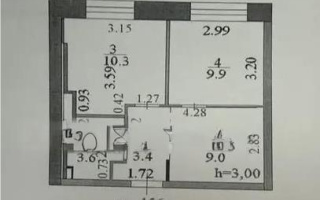 Продажа 2-комнатной квартиры, 37 м², ул. Е-15, дом  16 - Продажа квартир в Казахстане