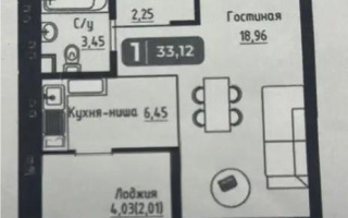 Продажа 1-комнатной квартиры, 33.12 м², ул. Тынышбайулы, дом  10 - Продажа квартир в Астане без посредников