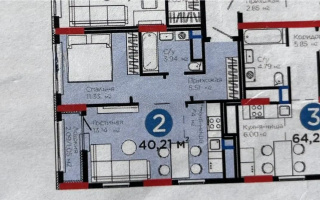 Продажа 2-комнатной квартиры, 40.21 м² - Аренда квартир помесячно в Актобе