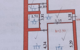 Продажа 2-комнатной квартиры, 53.4 м² - Продажа двухкомнатных квартир в кирпичном доме в Астане
