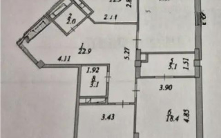 Продажа 3-комнатной квартиры, 107 м², ул. Нуршайыкова, дом  6/1 - Продажа  трехкомнатных квартир в новостройках Астаны