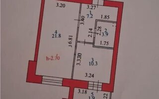 Продажа 1-комнатной квартиры, 45 м²