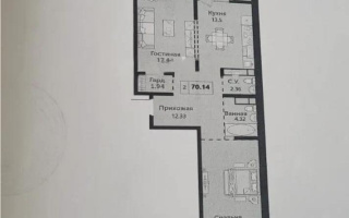 Продажа 2-комнатной квартиры, 70.14 м², ул. Халиуллина, дом  140/5 - Продажа  двухкомнатных квартир в новостройках Алматы