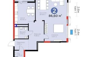 Продажа 1-комнатной квартиры, 86.6 м² - Продажа однокомнатных квартир от собственников в Казахстане - страница 35